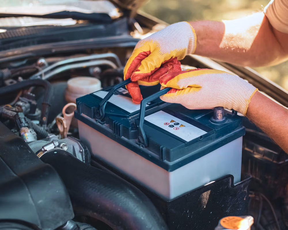 Battery installation roadside assistance